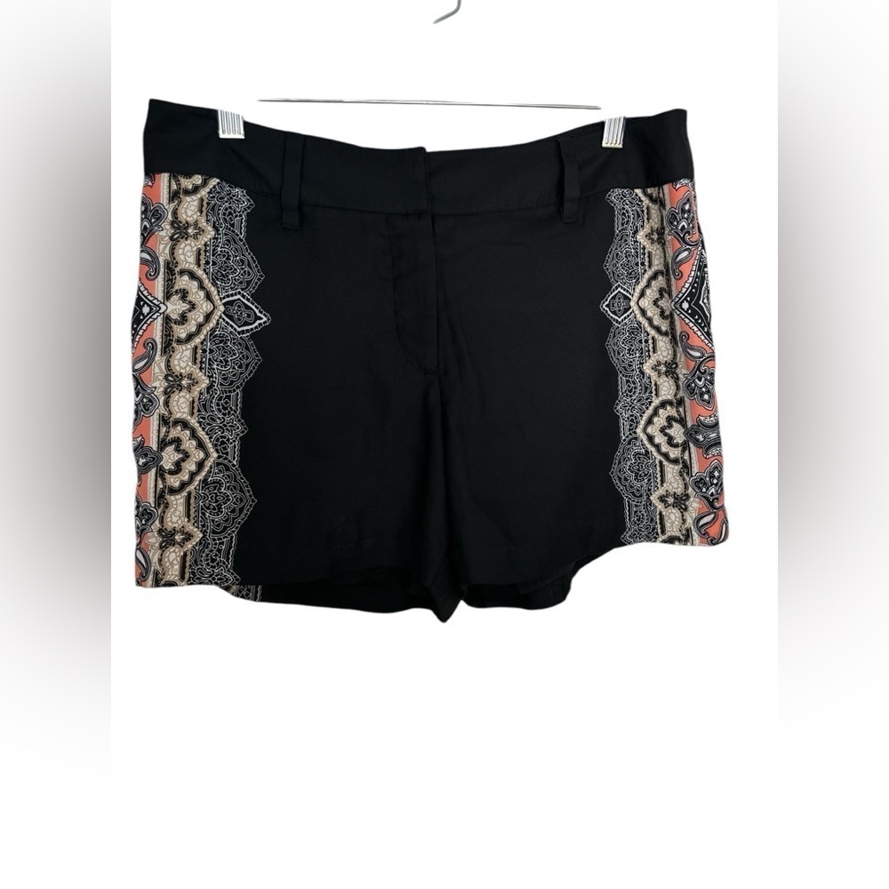Cache  Black with side design Short Lined NWOT